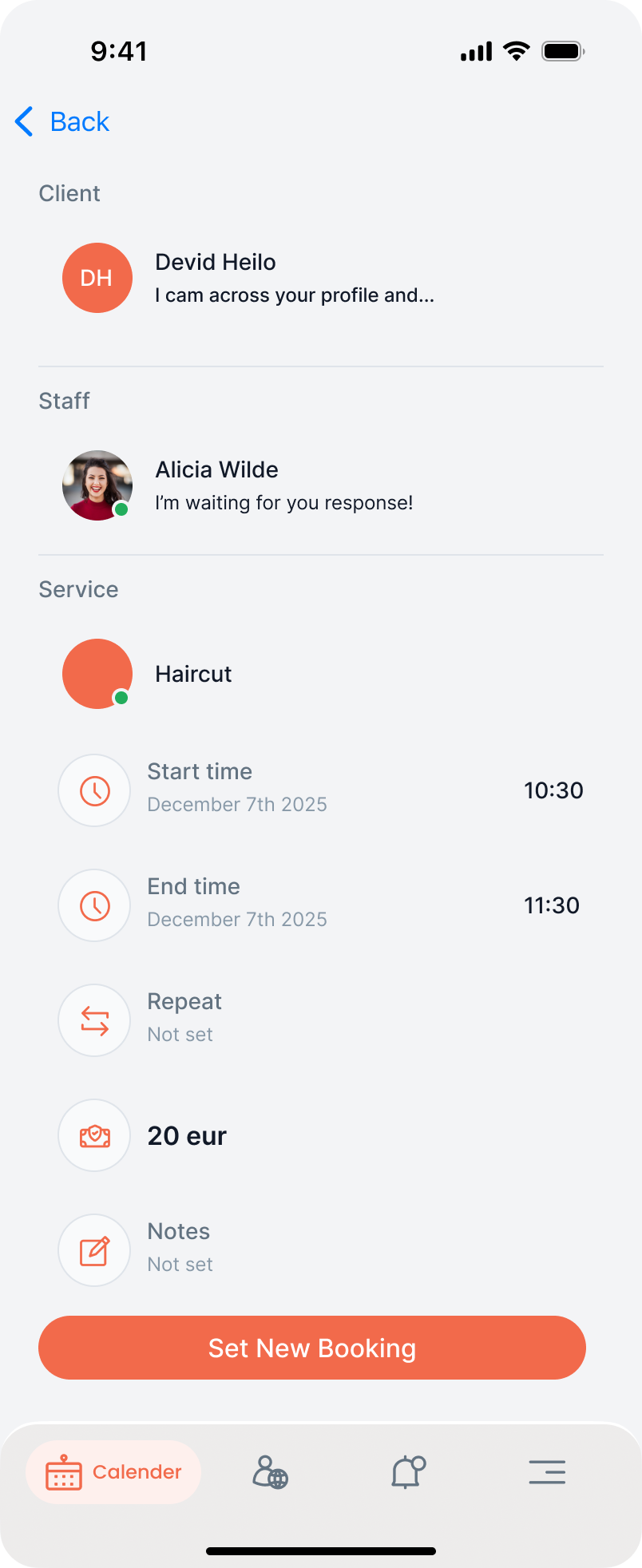 Company screen 9